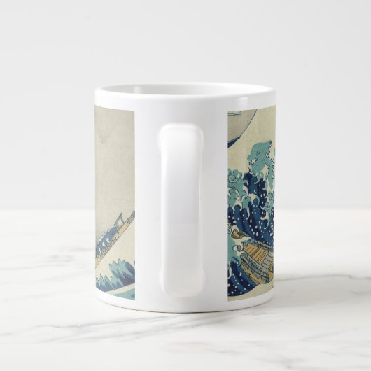 北斎の波素晴らしが神奈川から ジャンボコーヒーマグカップ (裏面)