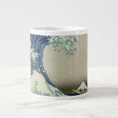 北斎の波素晴らしが神奈川から ジャンボコーヒーマグカップ (正面)