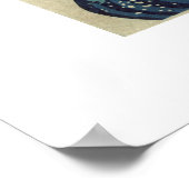 北斎の波素晴らしが神奈川から ポスター (角)