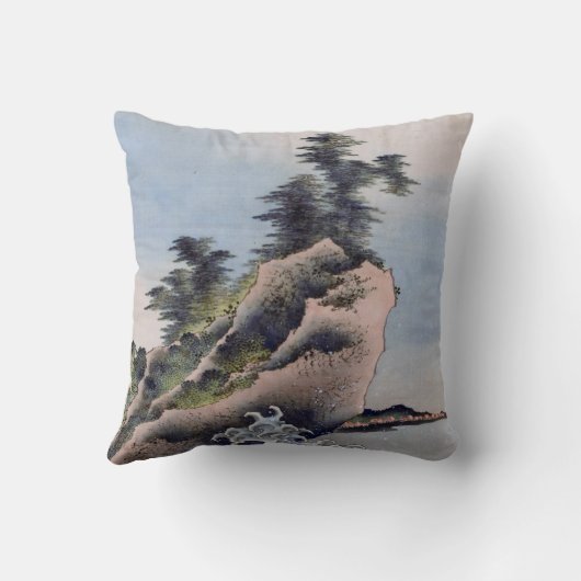 北斎の波 クッション (裏面)