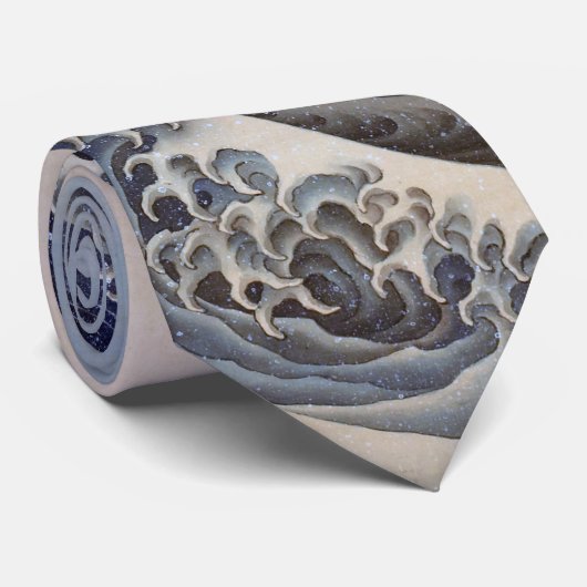 北斎の波 ネクタイ (ロール)