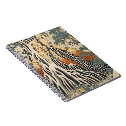 北斎の滝きりふり ノートブック (右側)