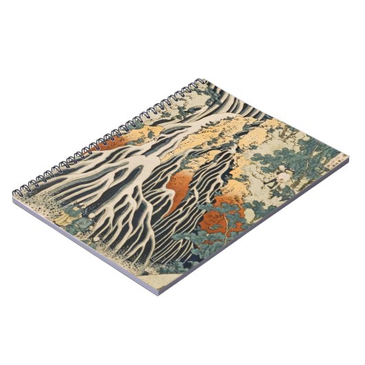 北斎の滝きりふり ノートブック (左側)