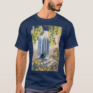北斎の滝ヴィンテージ1800年日本の美術 Tシャツ