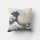 北斎の素晴らし波 クッション (裏面)