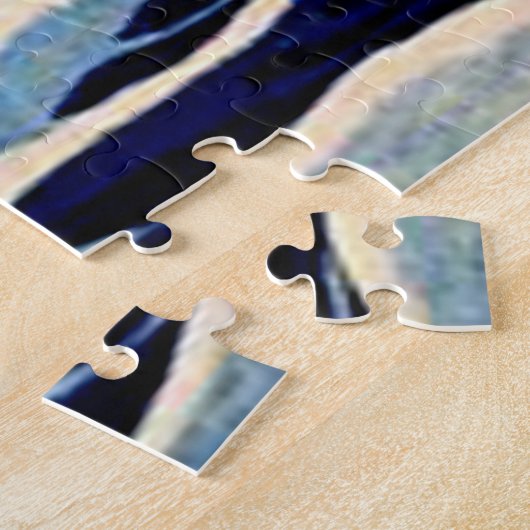 北斎の素晴らし波 ジグソーパズル (側面)