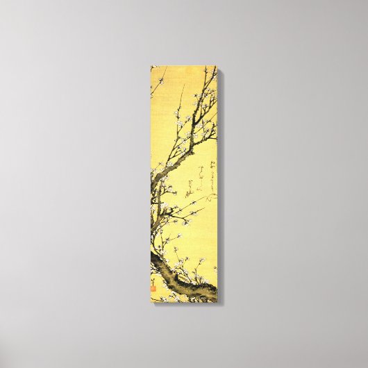 北斎の花 キャンバスプリント (正面)