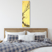 北斎の花 キャンバスプリント (インサイチュ (寝室))