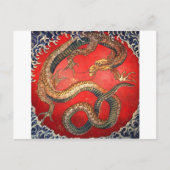 北斎の龍,北斎北斎龍,北斎 ポストカード (正面)