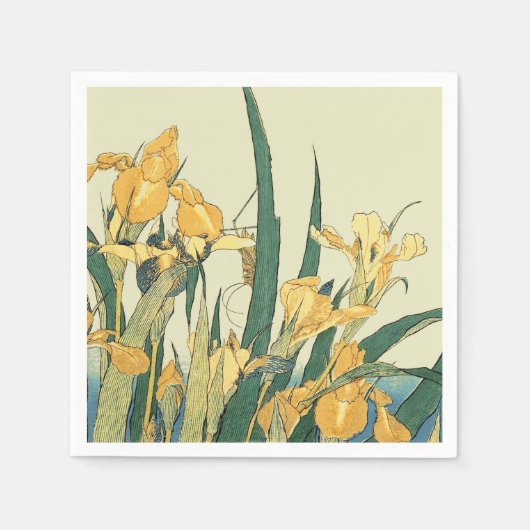 北斎イリス・ジャパン スタンダードカクテルナプキン (正面)