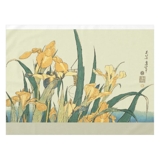 北斎イリス・ジャパン テーブルクロス (正面(横))