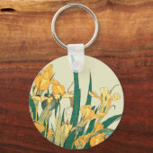 北斎キリギリス日本美術 キーホルダー (正面)