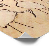 北斎クレーンのポスター ポスター (角)