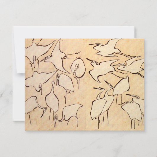 北斎クレーン招待状 招待状 (正面)