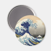 北斎ザ素晴らしウェーブマグネット マグネット (正面/裏面)