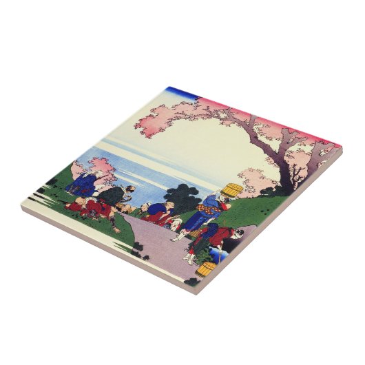 北斎ナース百首 タイル (側面)