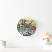 北斎ナース百首 ラウンド壁時計 (ホーム)