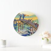 北斎ナース百首 ラウンド壁時計 (ホーム)