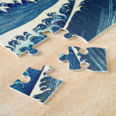 北斎ビッグウェーブ日本ヴィンテージ海 ジグソーパズル (側面)