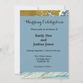 北斎ビッグウェーブ日本ヴィンテージ海 招待状 (正面)