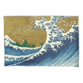 北斎ビッグウェーブ日本ヴィンテージ海 枕カバー (正面)