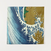 北斎ビッグウェーブ日本日本の美術 タペストリー (正面(横))