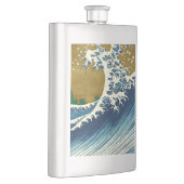 北斎ビッグウェーブ日本日本の美術 フラスク (右)