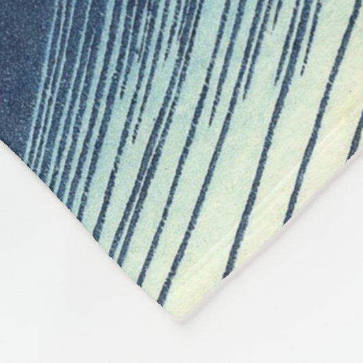 北斎ビッグウェーブ日本日本の美術 フリースブランケット (角)