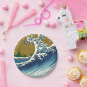 北斎ビッグウェーブ日本日本の美術 ペーパープレート (パーティー)