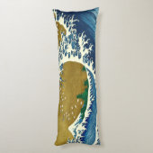 北斎ビッグウェーブ日本日本の美術 ボディピロー (裏面 (縦))