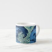 北斎フェミニン波ヴィンテージ海 エスプレッソカップ (正面右)