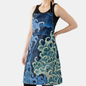 北斎フェミニン波ヴィンテージ海 エプロン (インサイチュ)