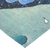 北斎フェミニン波ヴィンテージ海 テーブルクロス (アングル)