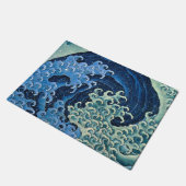 北斎フェミニン波ヴィンテージ海 ドアマット (アングル)
