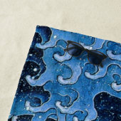 北斎フェミニン波ヴィンテージ海 ビーチタオル (インサイチュ)