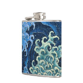 北斎フェミニン波ヴィンテージ海 フラスク (左)