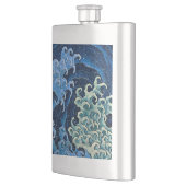 北斎フェミニン波ヴィンテージ海 フラスク (左)
