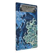 北斎フェミニン波ヴィンテージ海 ミニクリップボード (アングル)