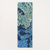 北斎フェミニン波ヴィンテージ海 ヨガマット (裏面)