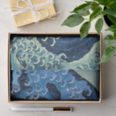 北斎フェミニン波ヴィンテージ海 薄葉紙 (ギフト)