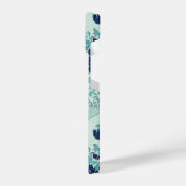 北斎ブルー波のパターン iPhoneケース (左側面)