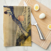 北斎ボーイビュー山富士日本のヴィンテージ キッチンタオル (四つ折り)