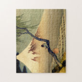 北斎ボーイビュー山富士日本のヴィンテージ ジグソーパズル (縦)