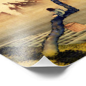 北斎ボーイビュー山富士日本のヴィンテージ フォトプリント (角)