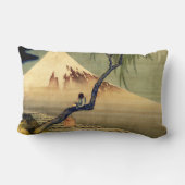 北斎ボーイビュー山富士日本のヴィンテージ ランバークッション (裏面)