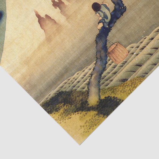 北斎ボーイビュー山富士日本のヴィンテージ 薄葉紙 (詳細)