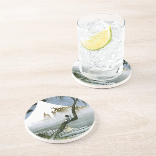 北斎ボーイ&富士山ファインアート コースター (側面)