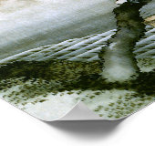 北斎ボーイ&富士山ファインアート ポスター (角)