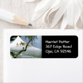 北斎ボーイ&富士山ファインアート ラベル (インサイチュ)