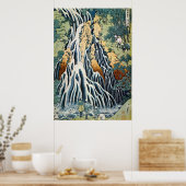 北斎切振の滝 ポスター (キッチン)